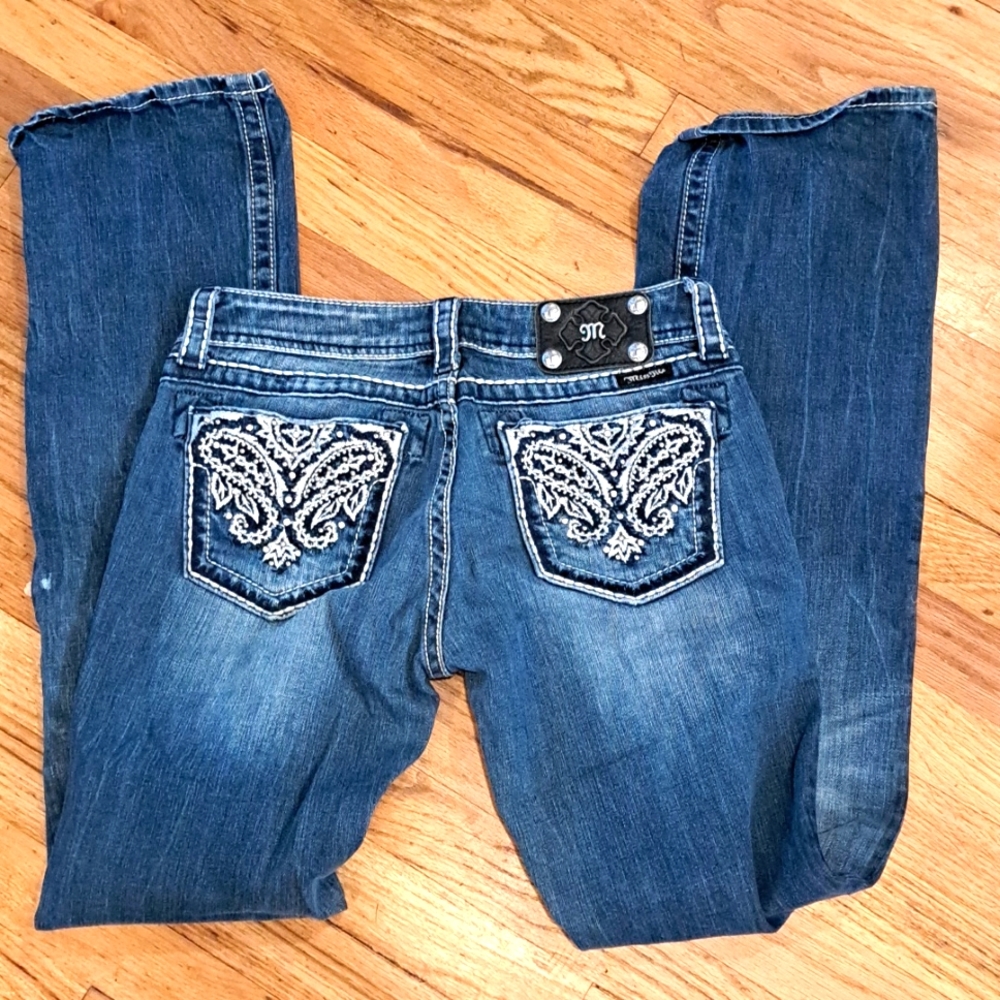 Miss Me Boot 👢 Cut Jeans 👖, Miss Me, Cowgirl, Rodeo, Luxury, Rhinestones